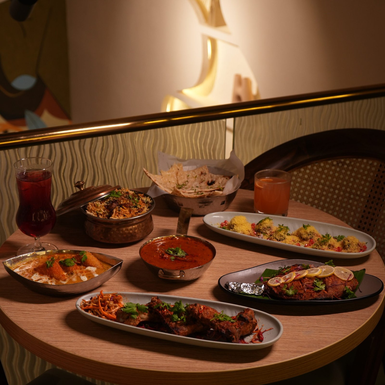 A table of signature dishes at IVŌAK